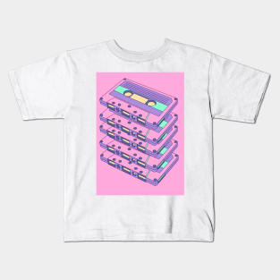 Aesthetic Cassette Kids T-Shirt